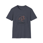 Caffeine & Canters Horse T-Shirt — Floral Equestrian Graphic Tee