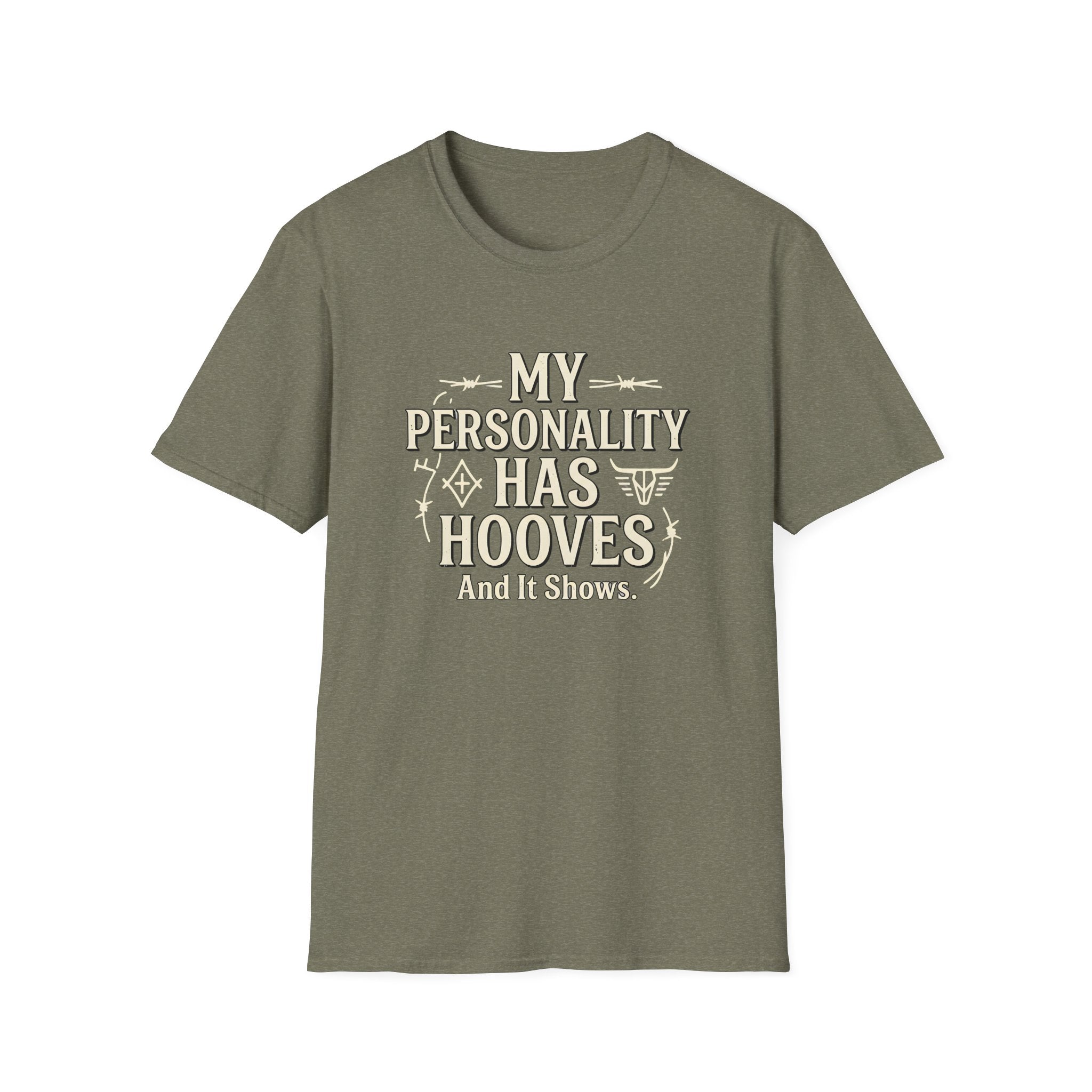 My Personality Has Hooves T-Shirt — Funny Horse Lover Tee