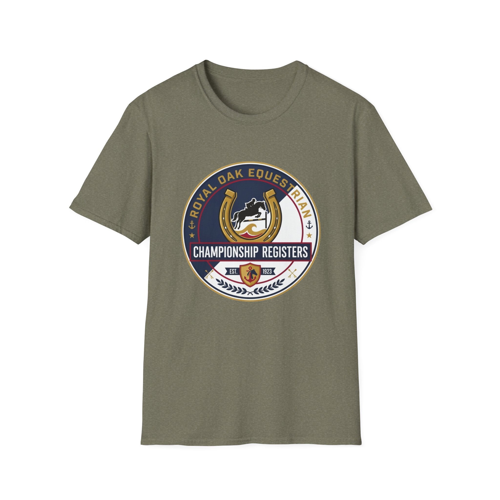 Equestrian Championship Logo T-Shirt — Royal Oak Equestrian Club Tee