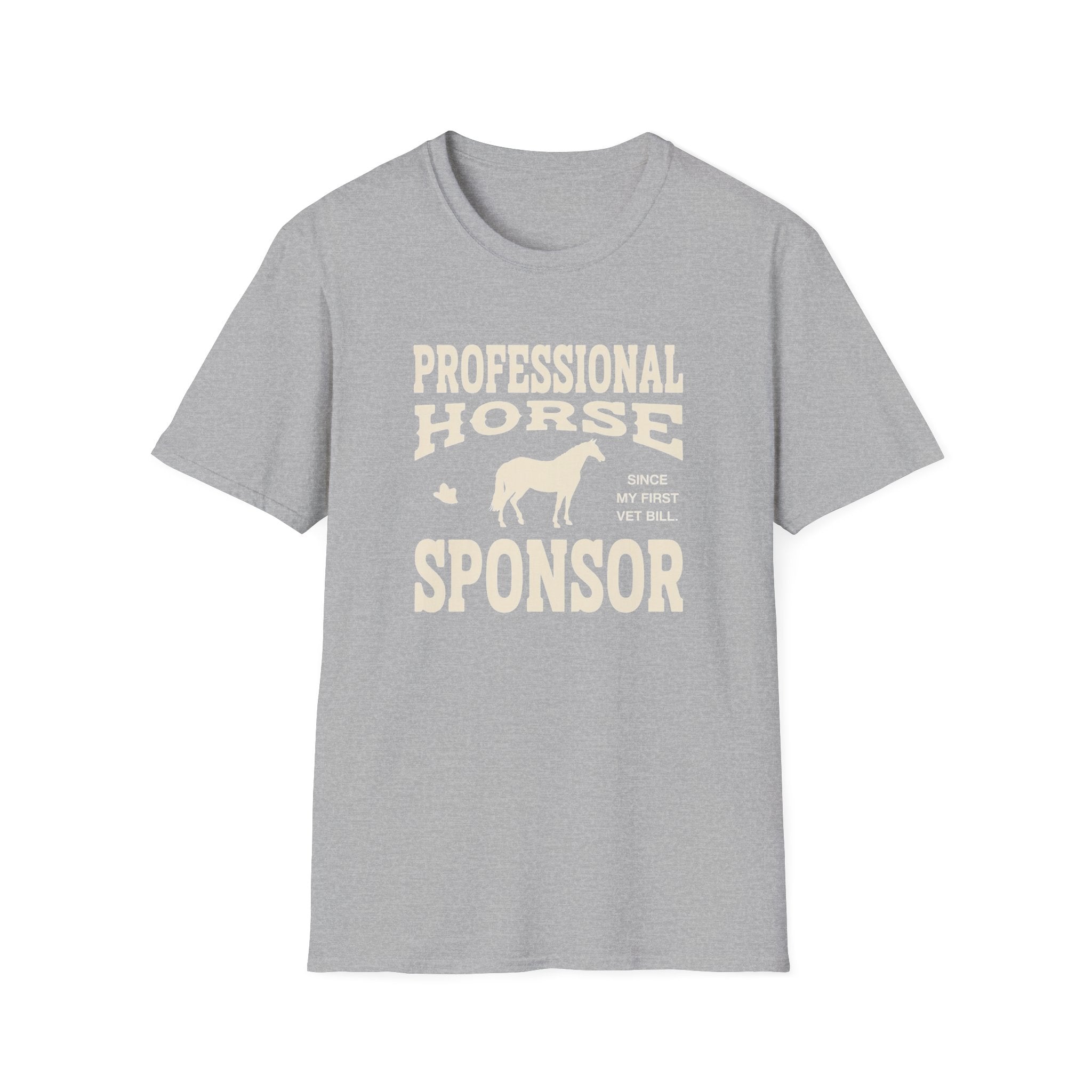 Professional Horse Sponsor T-Shirt — "Professional Horse Sponsor" Vintage Farm Tee