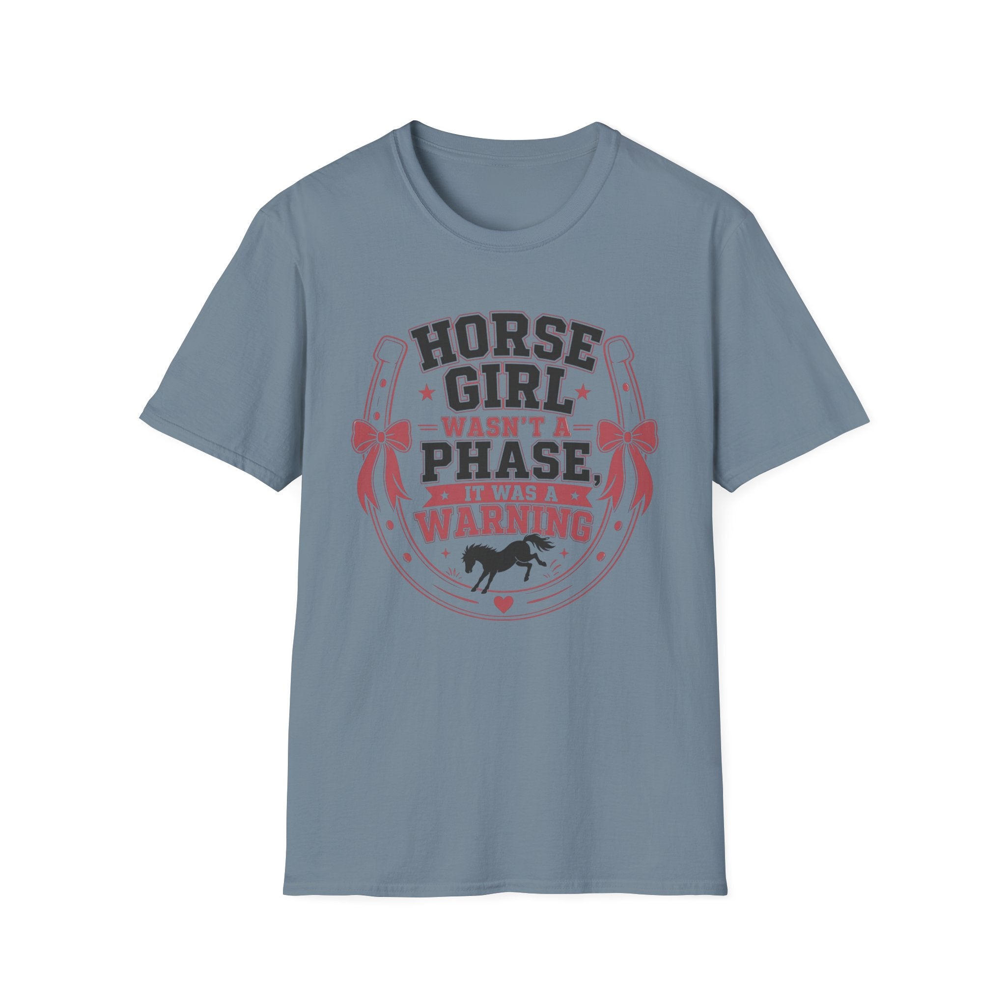 "Horse Girl Wasn't A Phase" Casual Equestrian T-Shirt