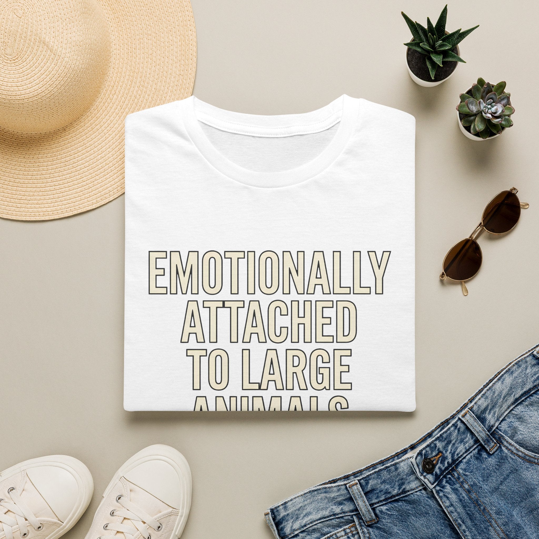 Emotionally Attached to Large Animals T-Shirt