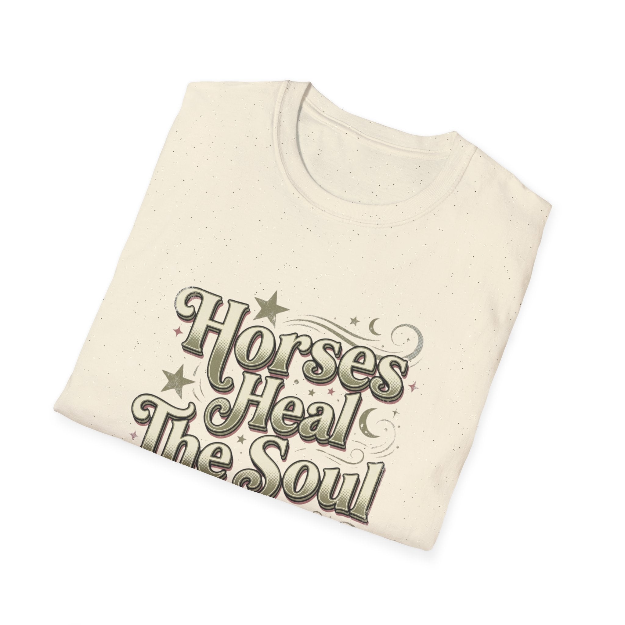 Horses Heal The Soul T-Shirt — Western Lifestyle Graphic Tee for Equestrians