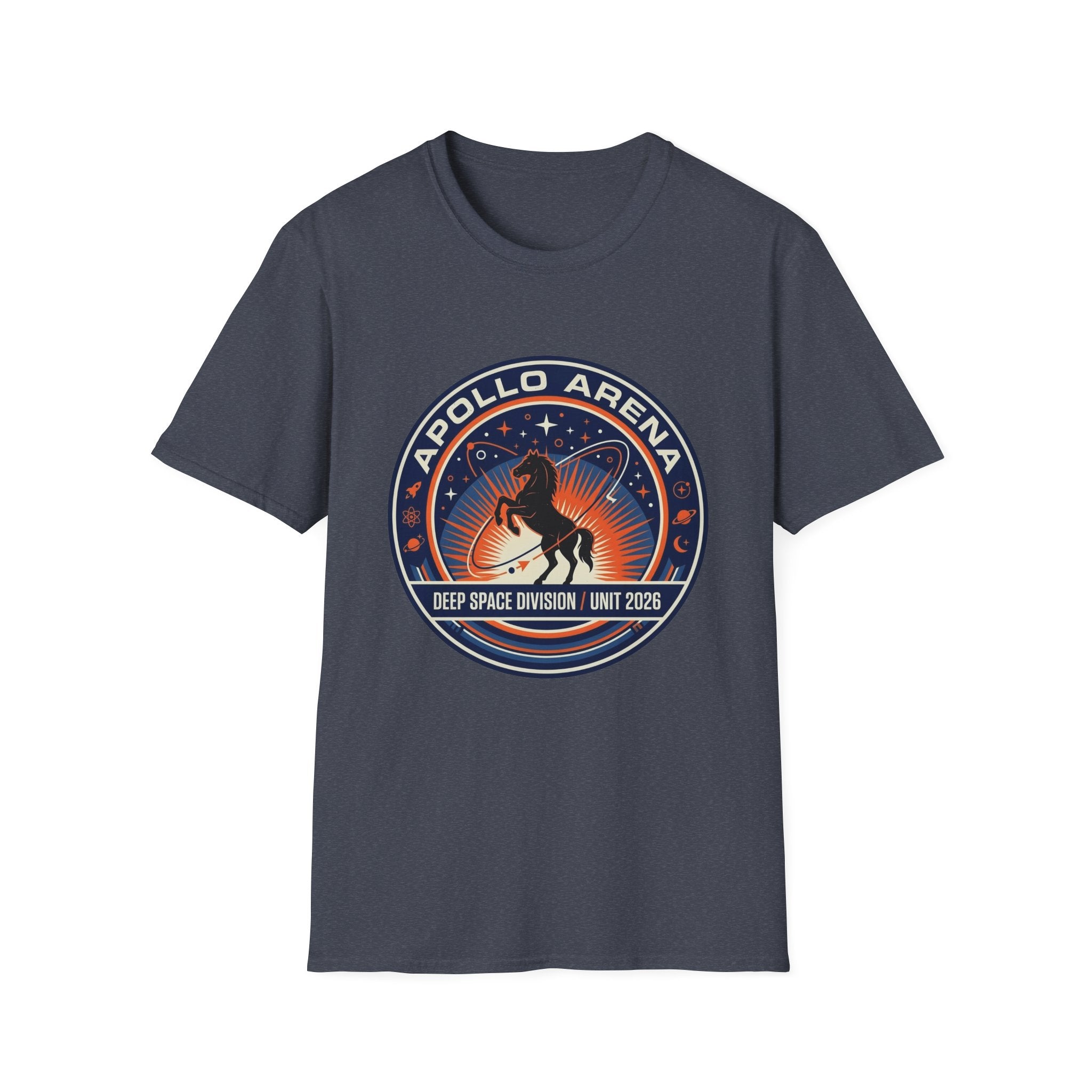 Apollo Arena Space T-Shirt — Deep Space Division Unit 2026 Graphic Tee