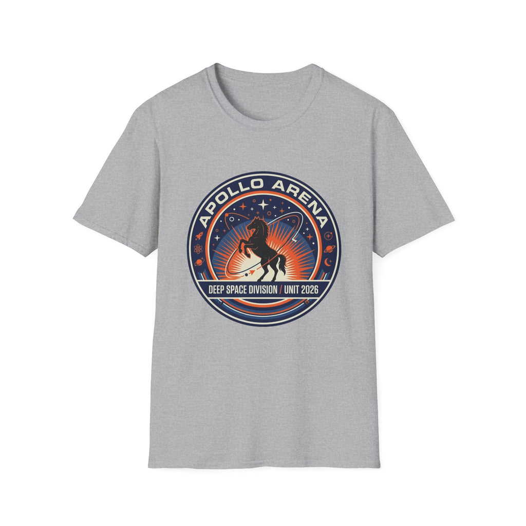 Apollo Arena Space T-Shirt — Deep Space Division Unit 2026 Graphic Tee