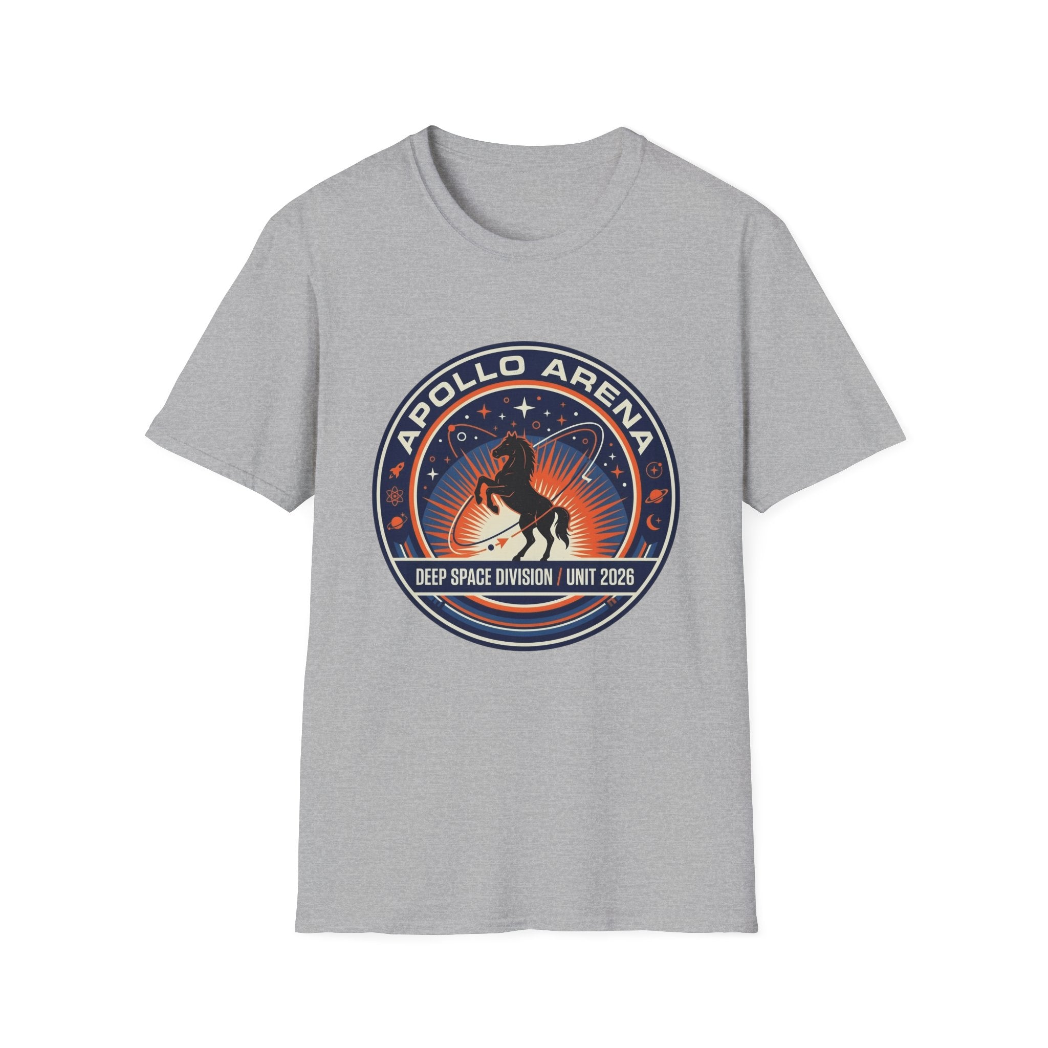 Apollo Arena Space T-Shirt — Deep Space Division Unit 2026 Graphic Tee