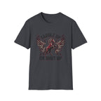 Saddle Up or Shut Up T-Shirt — Winged Horse Equestrian Graphic Tee