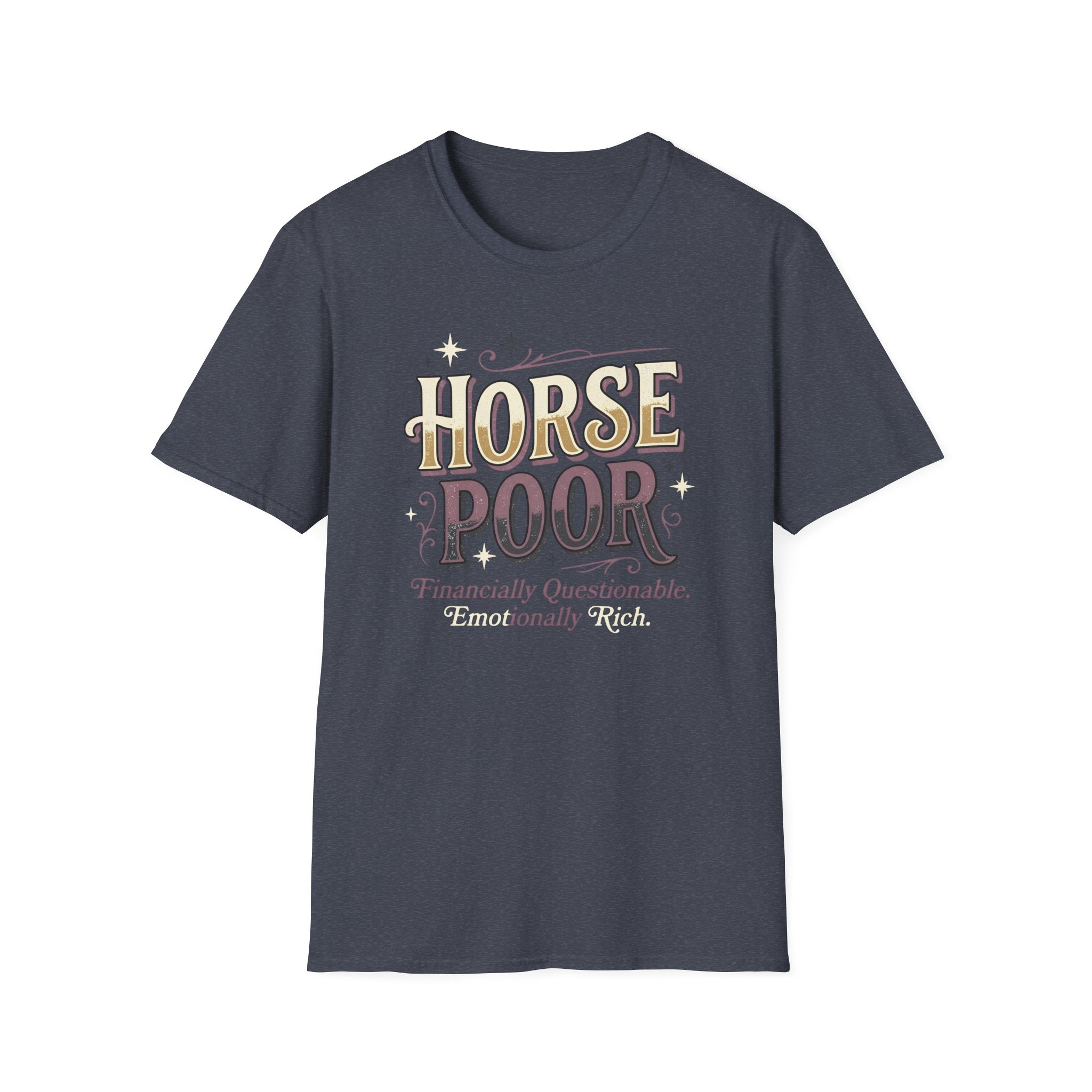 Horse Poor Vintage-Style Graphic T-Shirt