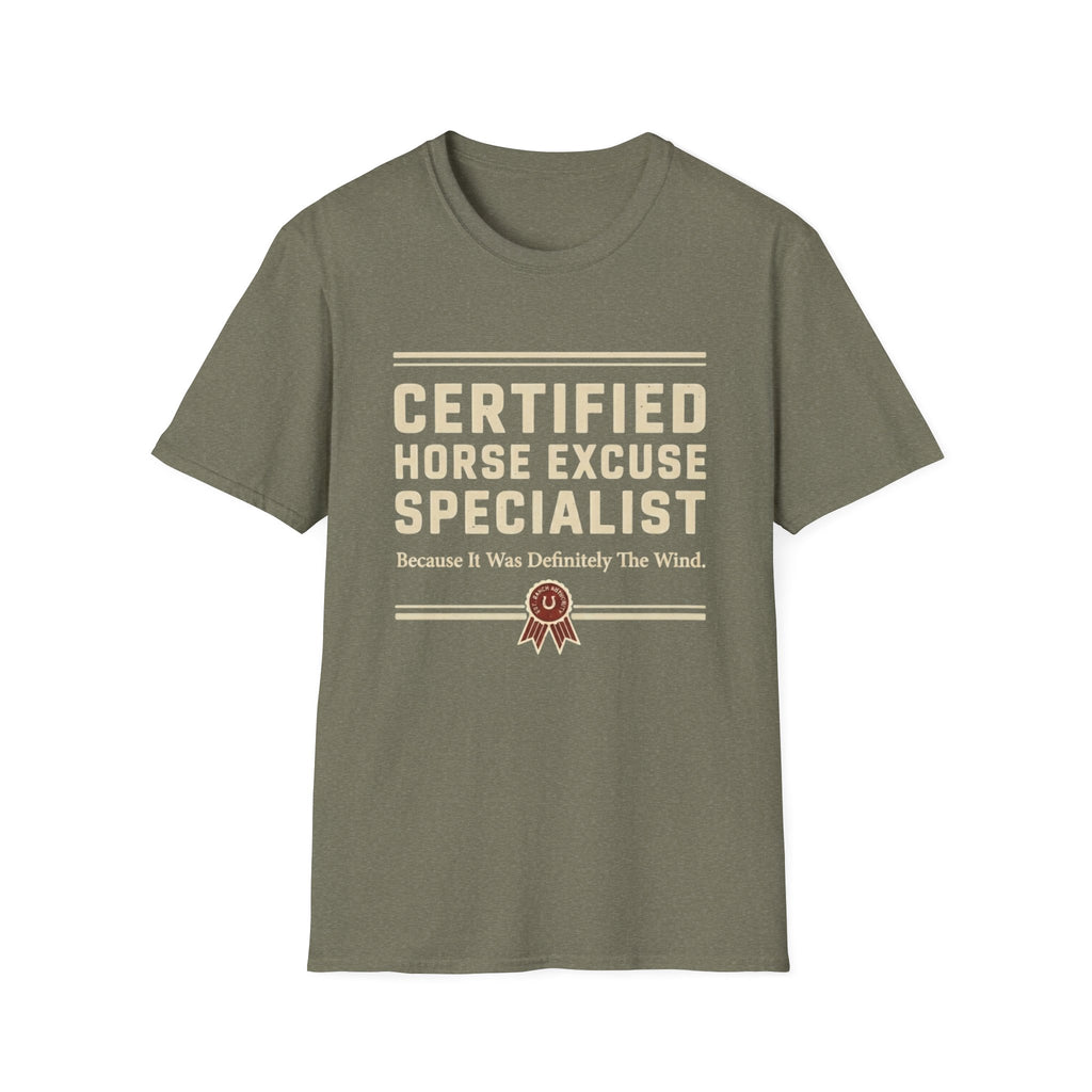 Certified Horse Excuse Specialist T-Shirt