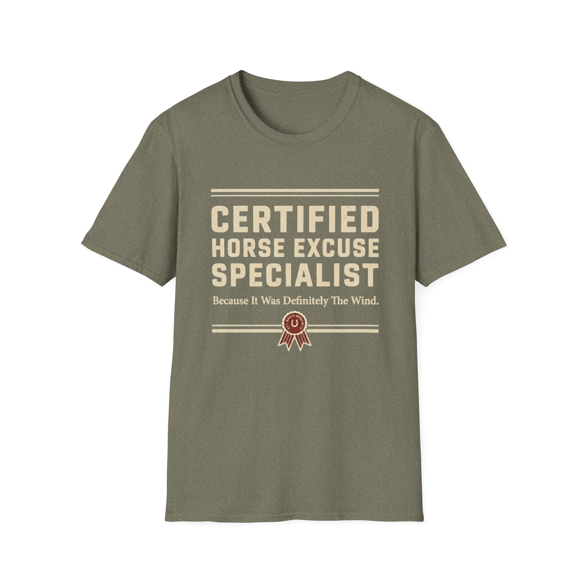 Certified Horse Excuse Specialist T-Shirt