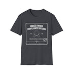 Horse Owner Compliance Division T-Shirt — Funny Equestrian Tee for Horse Lovers