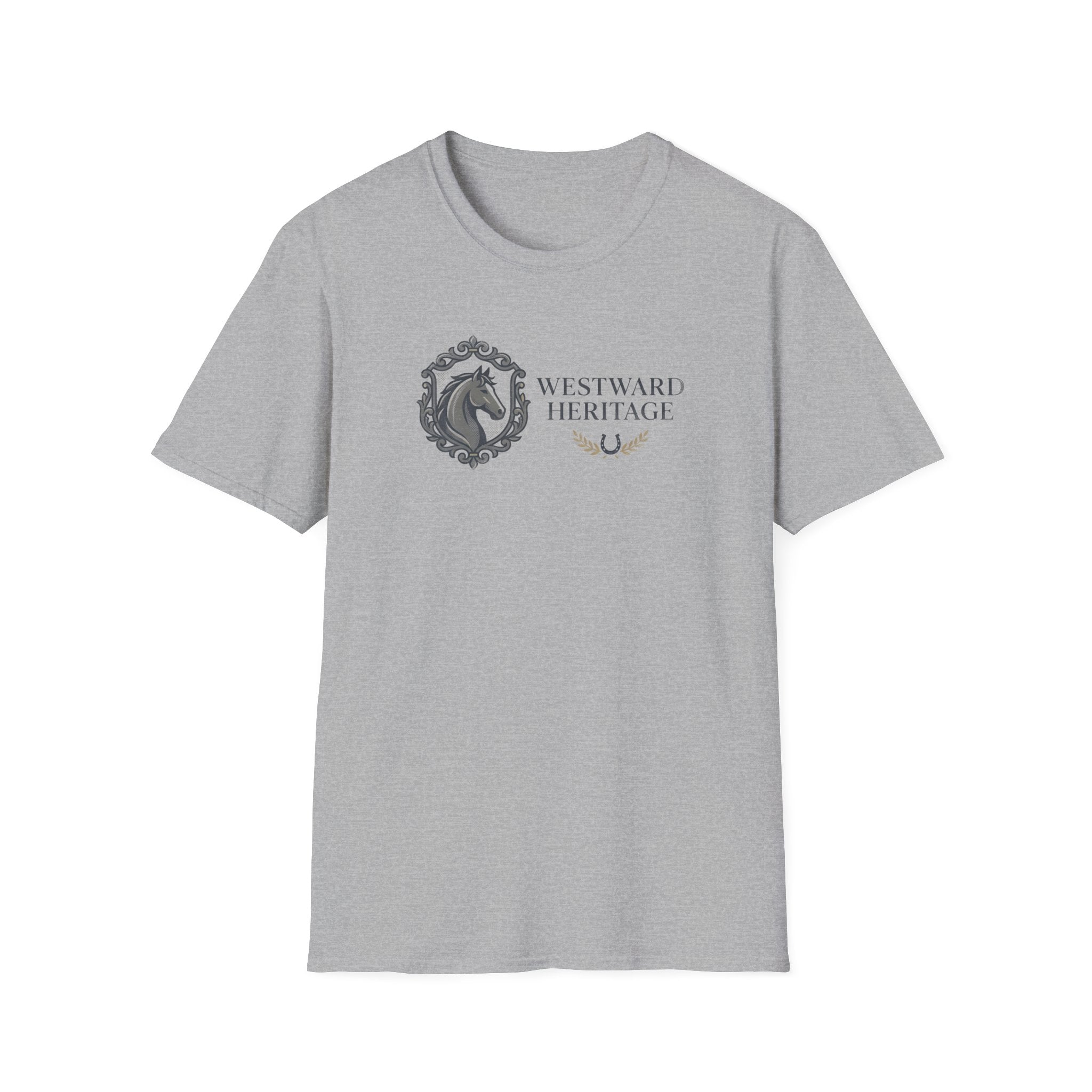 Equestrian Society T-Shirt — Minimal Horse Line Art Tee for Riders