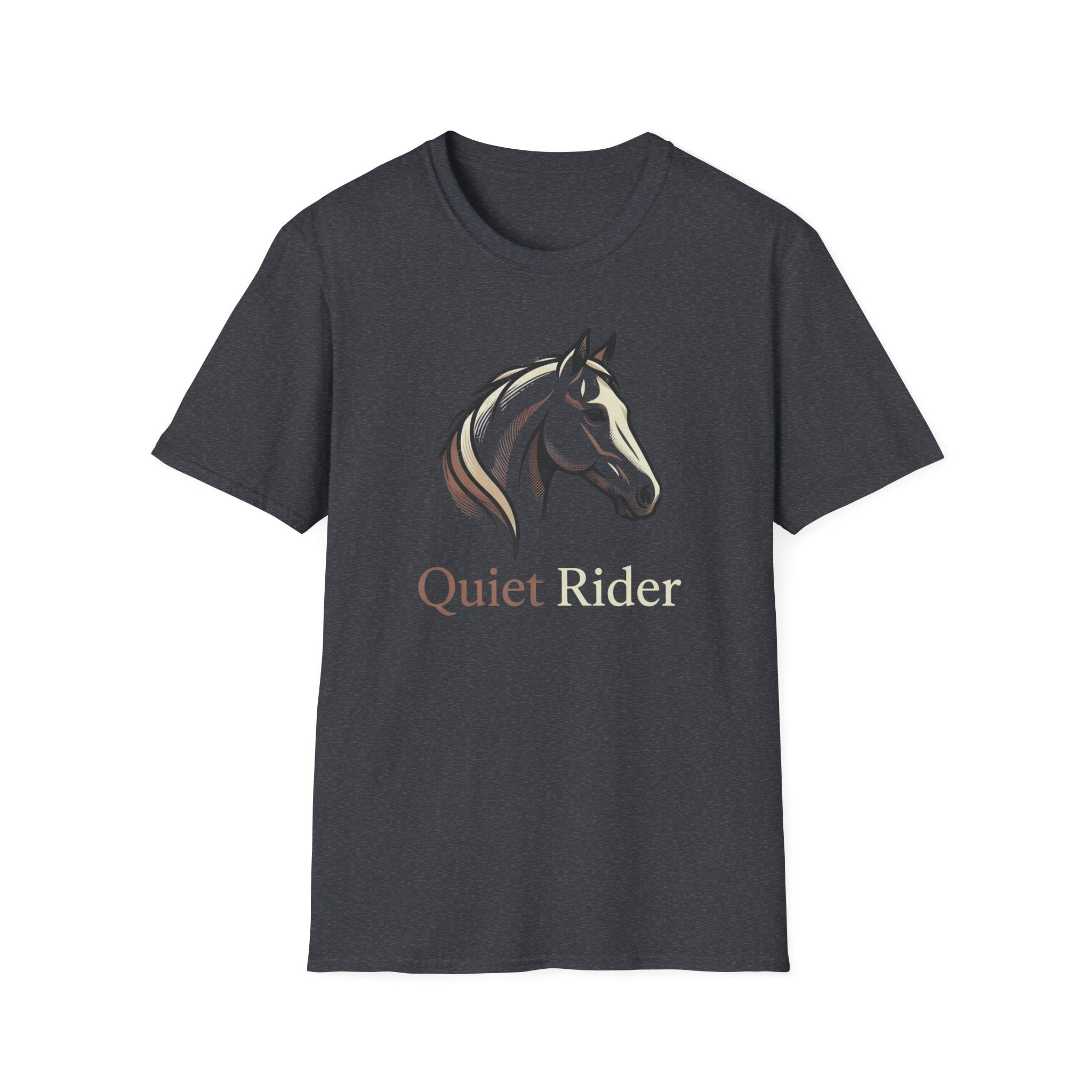 Quiet Rider Horse Graphic T-Shirt