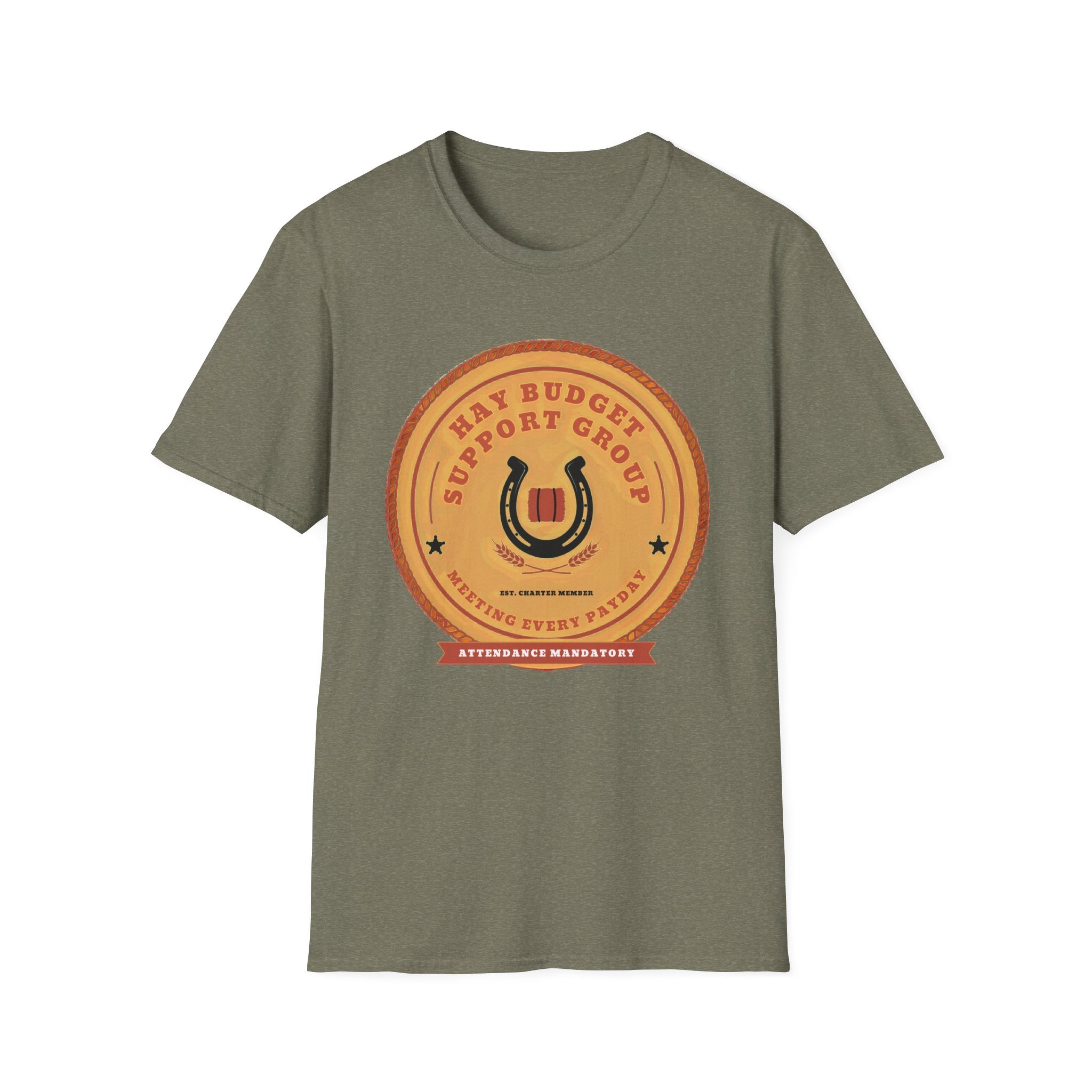 Hay Budget Support Group T-Shirt — Funny Horse Lovers Graphic Tee
