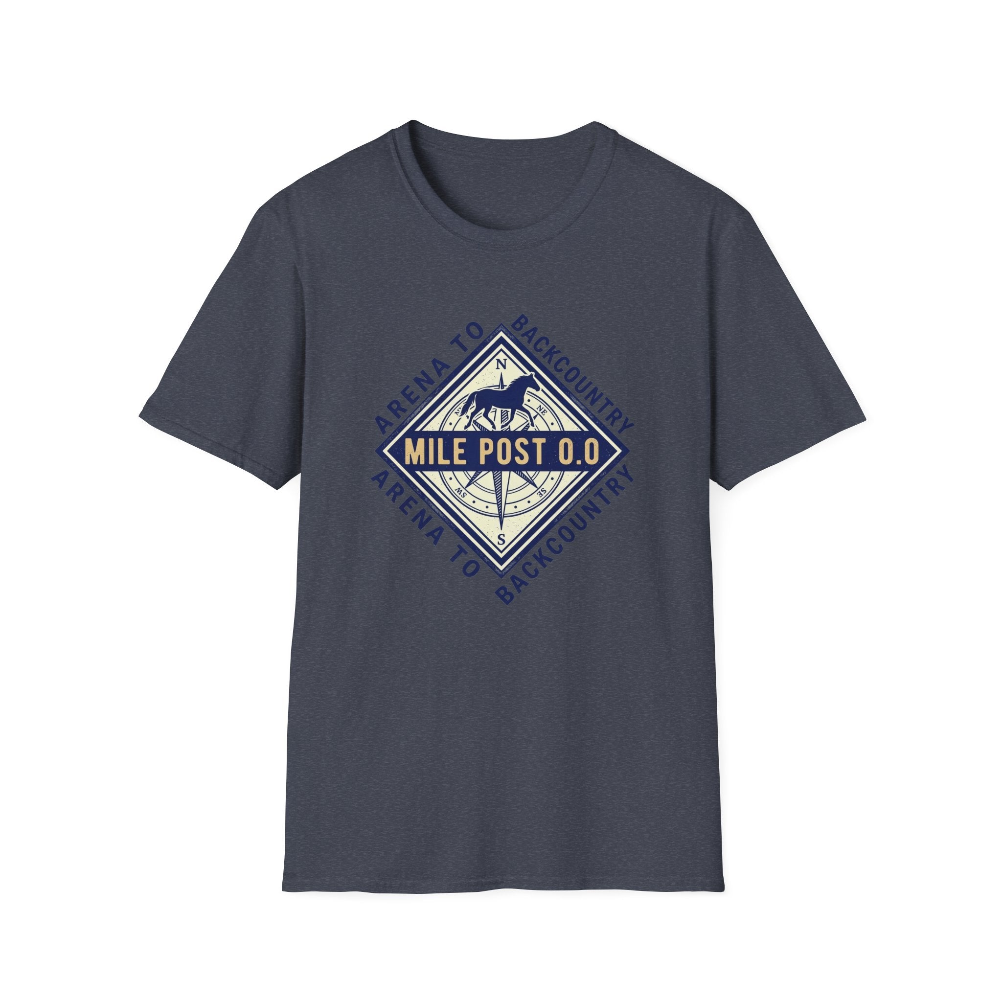 Mile Post 0.0 Backcountry T-Shirt — Adventure Compass Mountain Tee