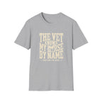Horse Lover T-Shirt — “The Vet Knows My Horse By Name” Vintage Equine Tee