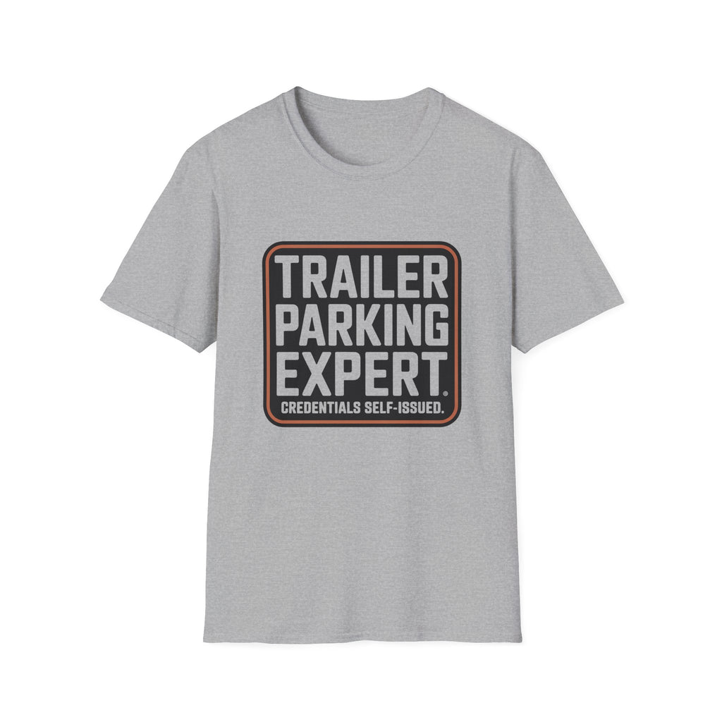 Trailer Parking Expert T-Shirt — Funny RV Camper Tee