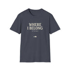Where I Belong T-Shirt — 'Where I Belong At The Barn' Farm Country Tee