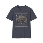 Sorry I'm Late T-Shirt — Vintage Hand-Lettered Casual Tee