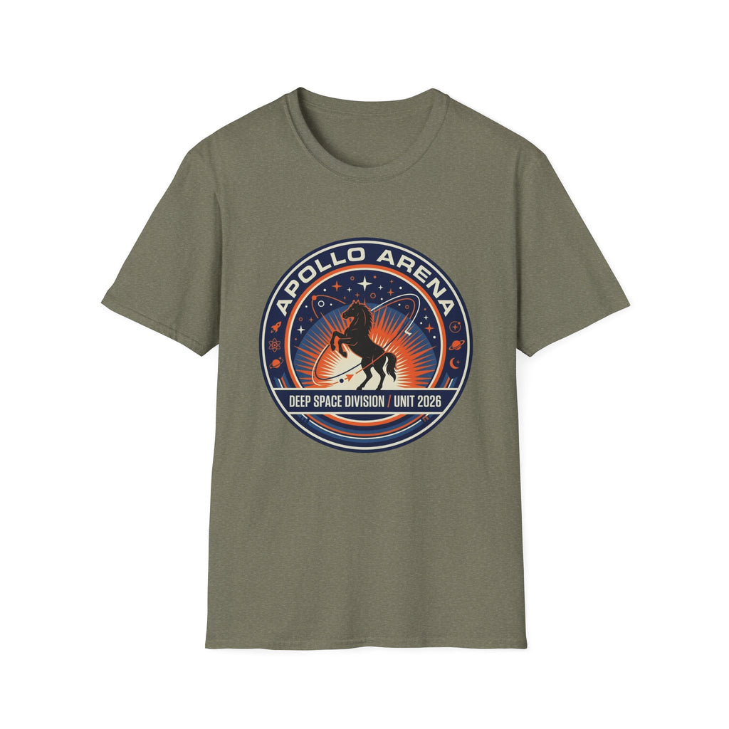 Apollo Arena Space T-Shirt — Deep Space Division Unit 2026 Graphic Tee