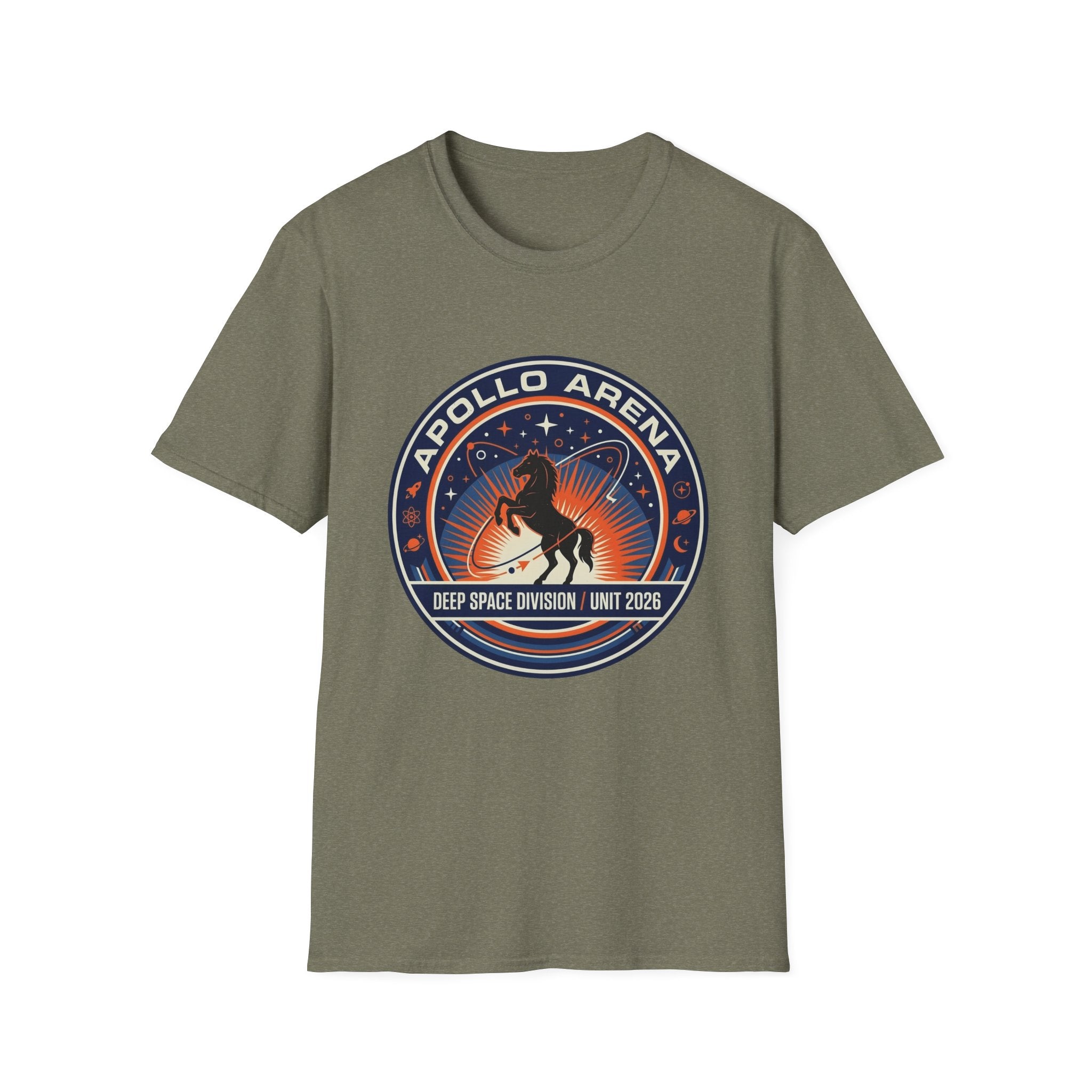 Apollo Arena Space T-Shirt — Deep Space Division Unit 2026 Graphic Tee