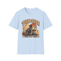 Turn & Burn Motorcycle T-Shirt — Vintage Rider Sunset Tee