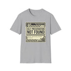 T‑Shirt — "Self‑Preservation Not Found" Retro Tech Graphic Tee