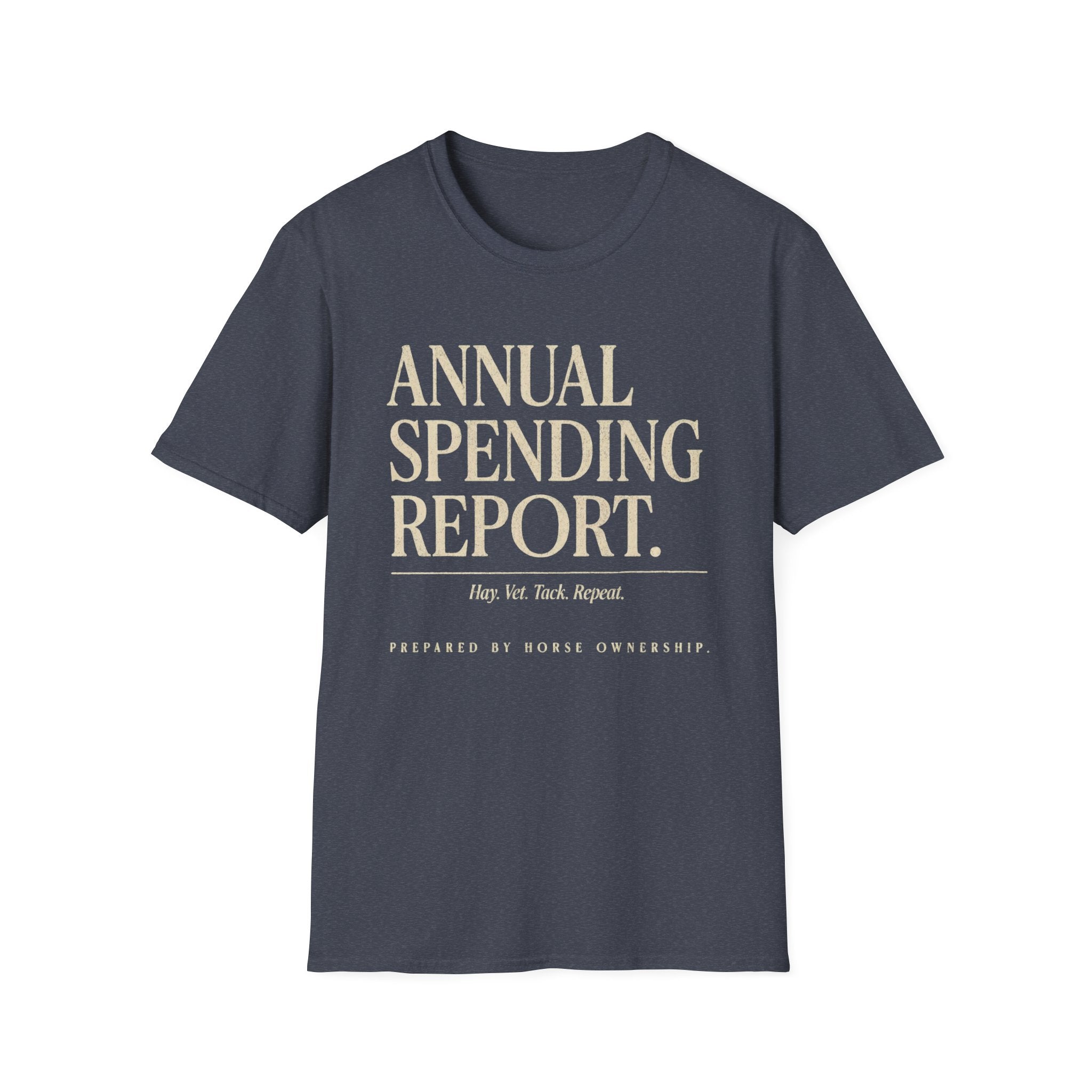Annual Spending Report T-Shirt — Funny Financial Graphic Tee