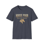 Horse Poor-Rich In Hay Expenses Funny Equestrian T-Shirt