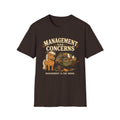 Management Has Concerns T-Shirt — Funny Horse Stable Humor Tee