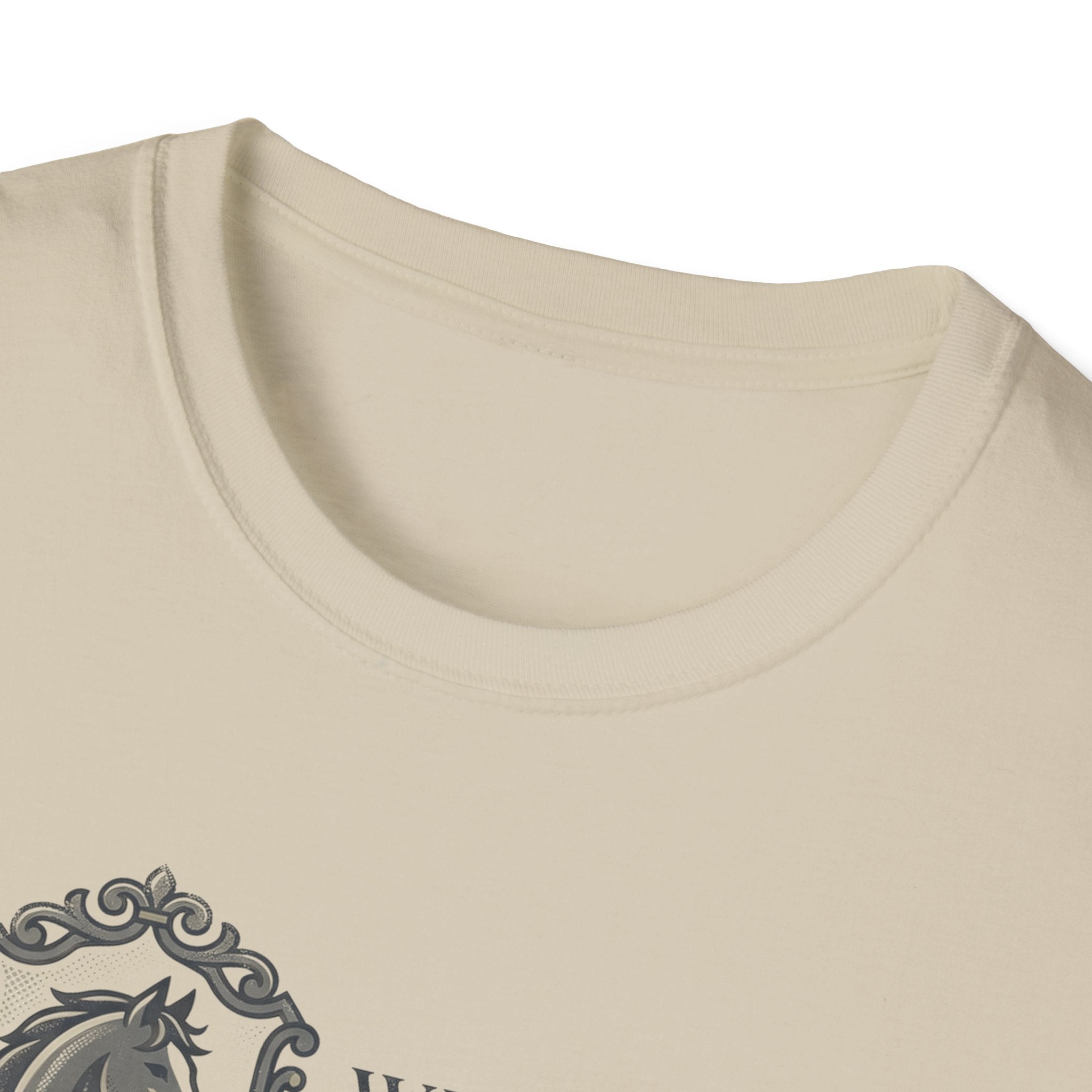 Equestrian Society T-Shirt — Minimal Horse Line Art Tee for Riders