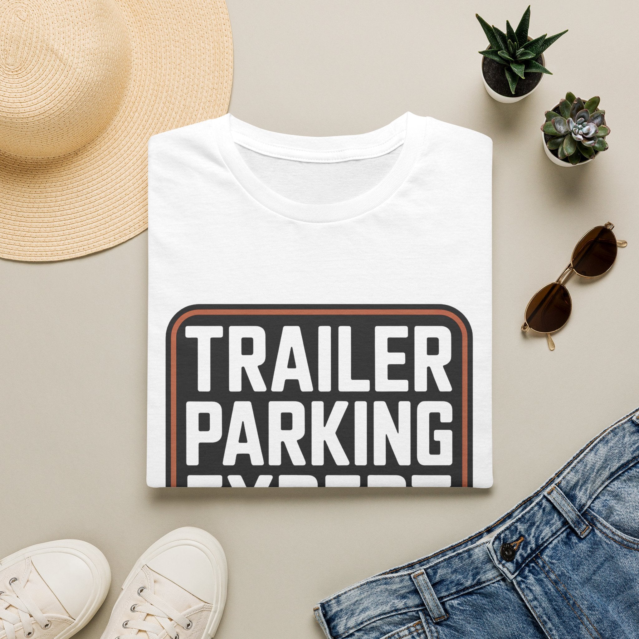 Trailer Parking Expert T-Shirt — Funny RV Camper Shirt