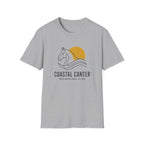Coastal Canter Horse Tee — Sunset Equestrian Beach Shirt