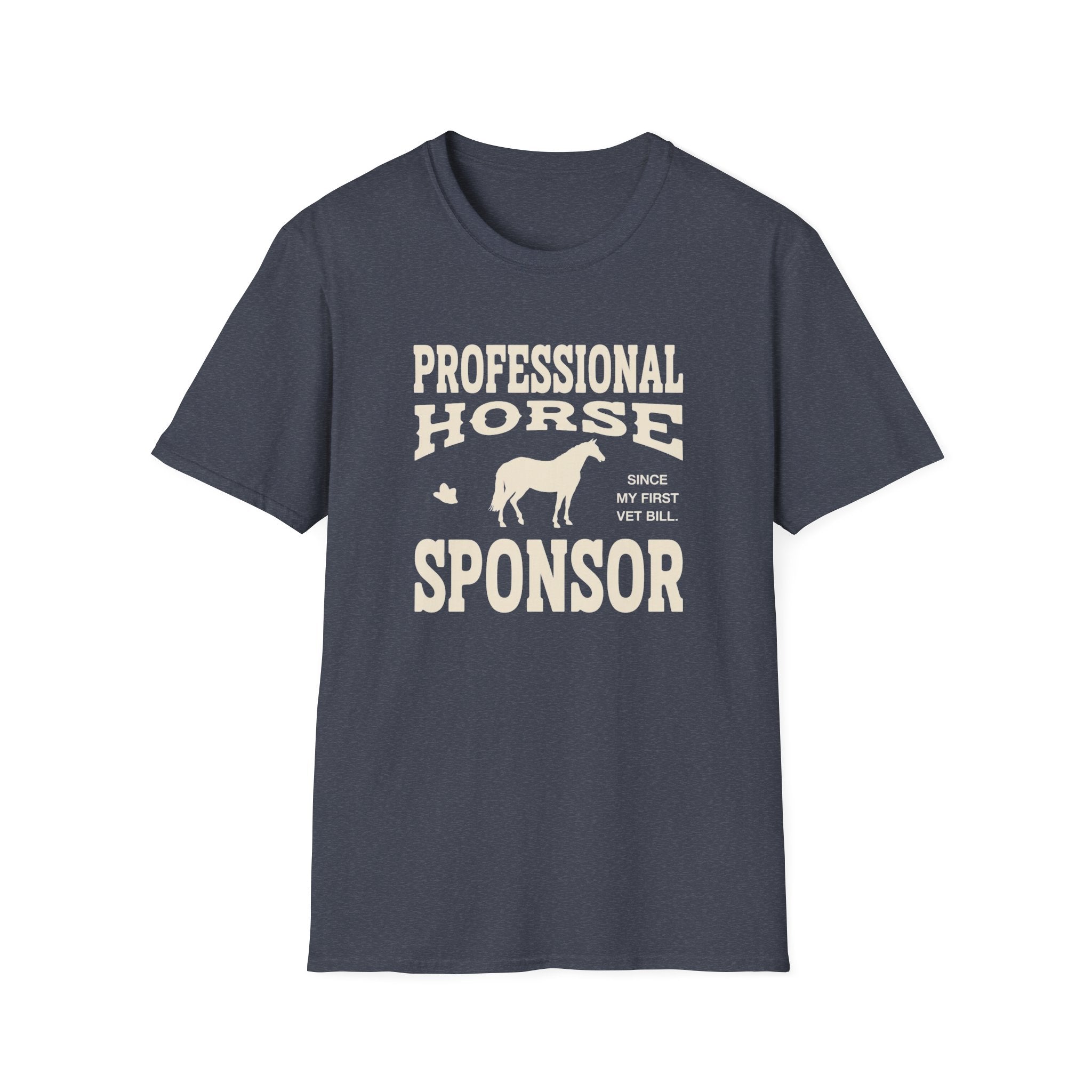 Professional Horse Sponsor T-Shirt — "Professional Horse Sponsor" Vintage Farm Tee