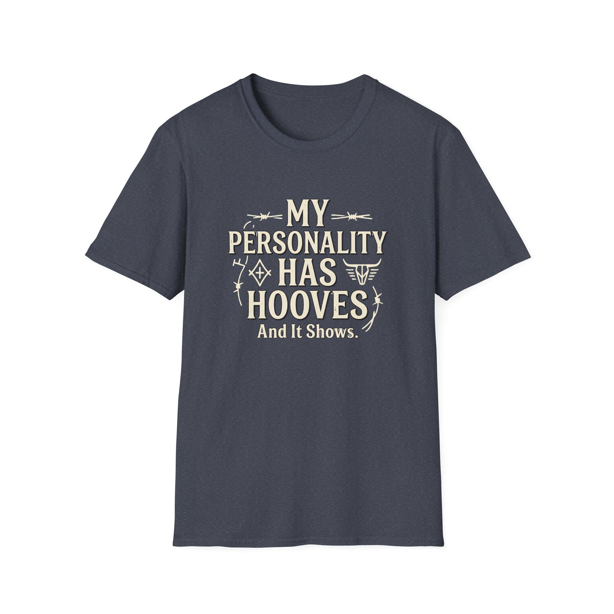 My Personality Has Hooves T-Shirt — Funny Horse Lover Graphic Tee