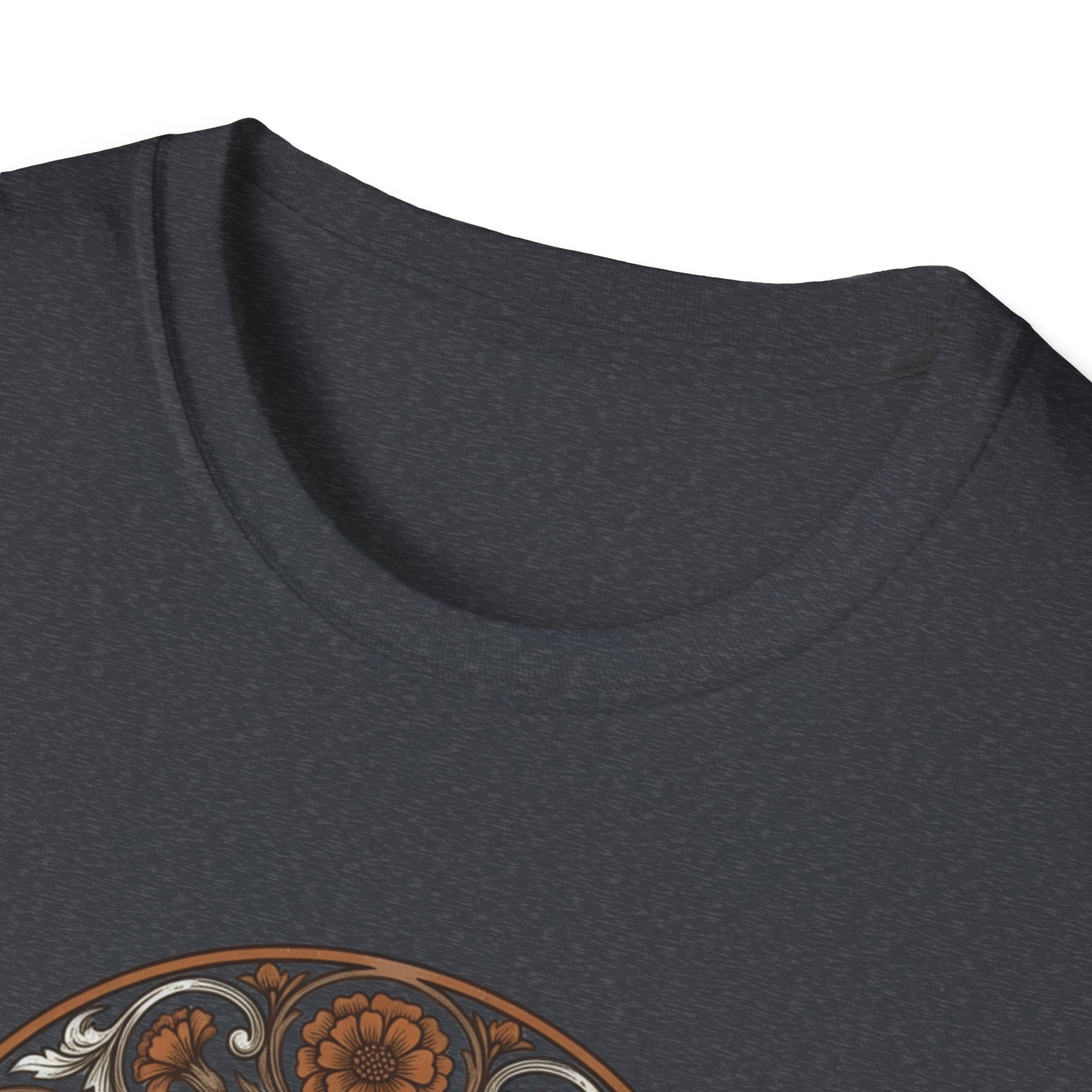 Petals & Pace Horse T-Shirt — Vintage Floral Equestrian Tee
