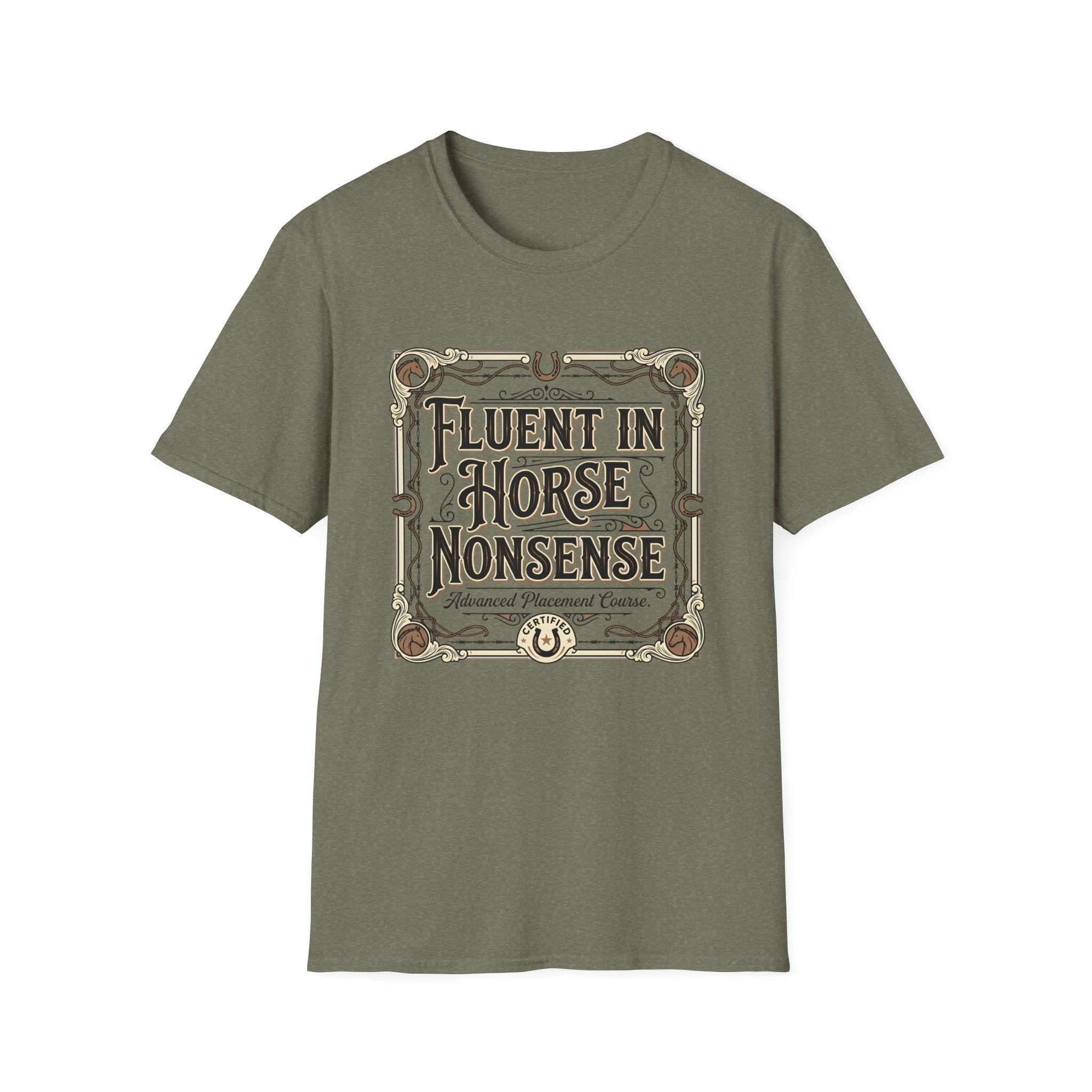 T-Shirt — “Socially Available • Barn Friends Only” Ranch Graphic Tee