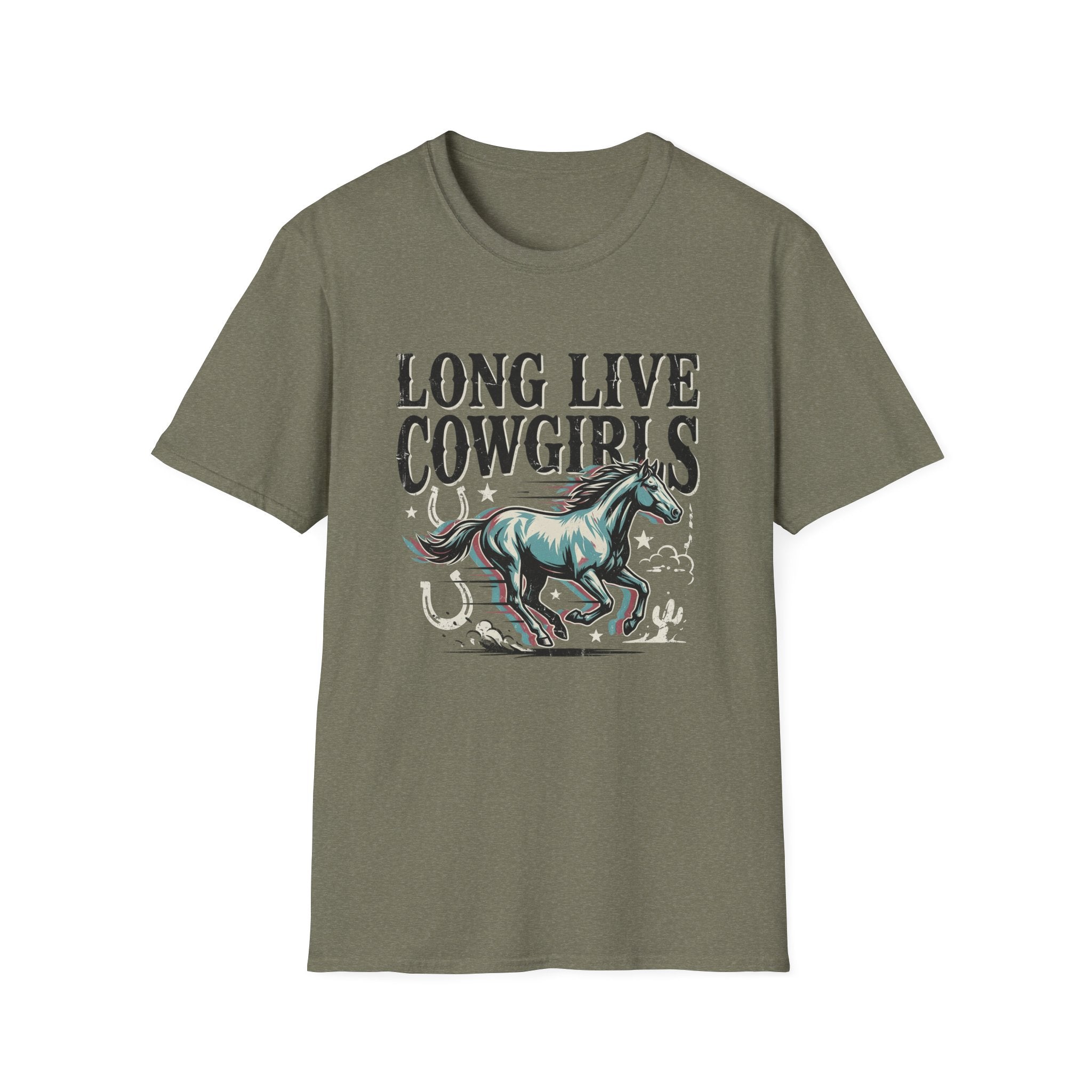 Long Live Cowgirls T-Shirt — Vintage Rodeo Horse Graphic Western Tee
