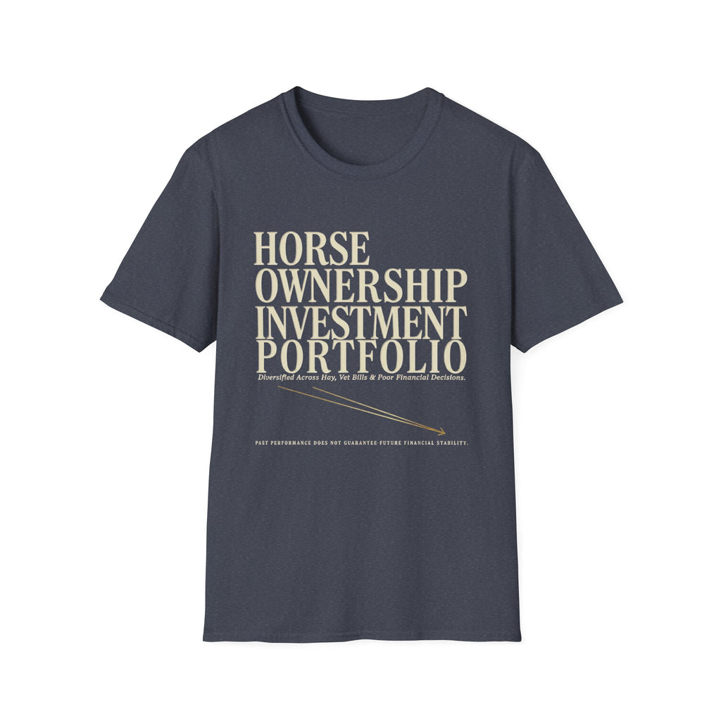 Horse Ownership Investment Portfolio T-Shirt