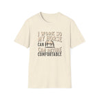 I Work So My Horse Can Retire Comfortably T-Shirt — Funny Equestrian Tee for Horse Lovers