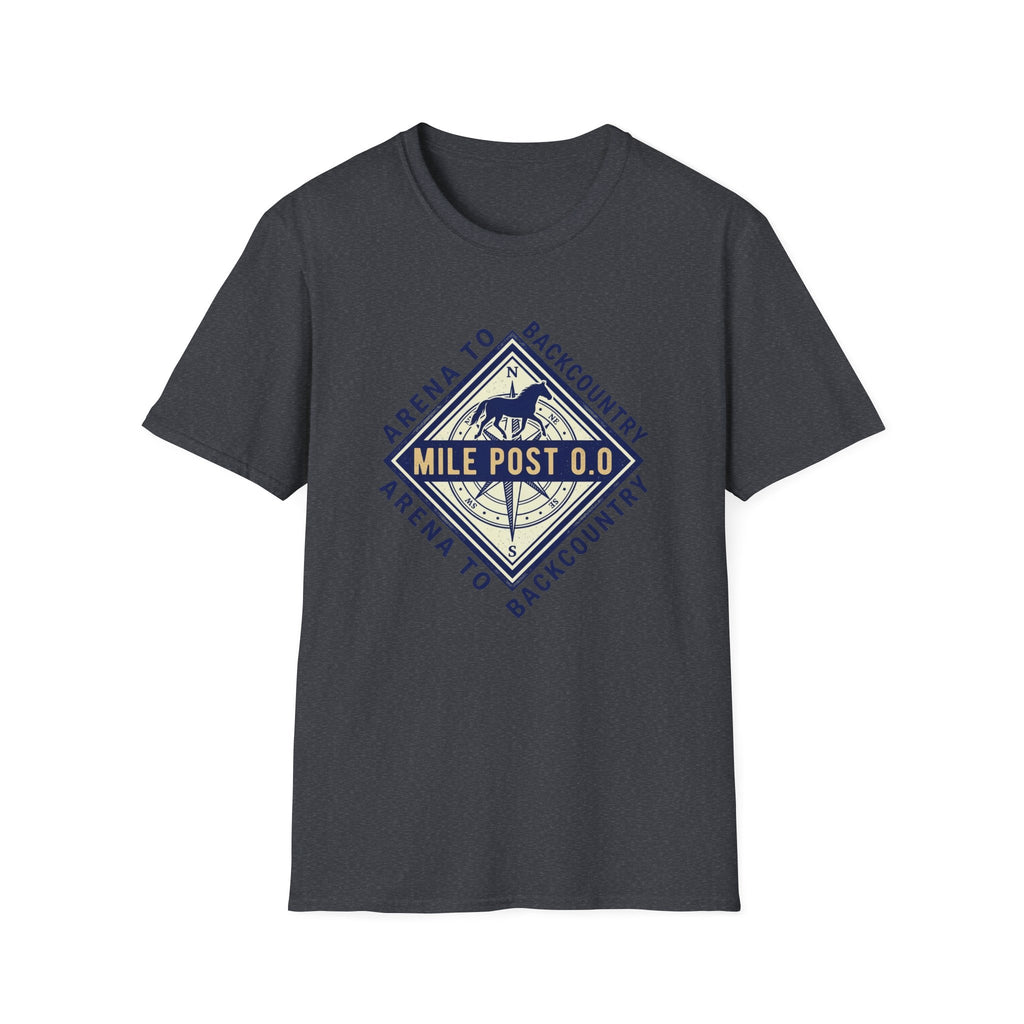 Mile Post 0.0 Backcountry T-Shirt — Adventure Compass Mountain Tee