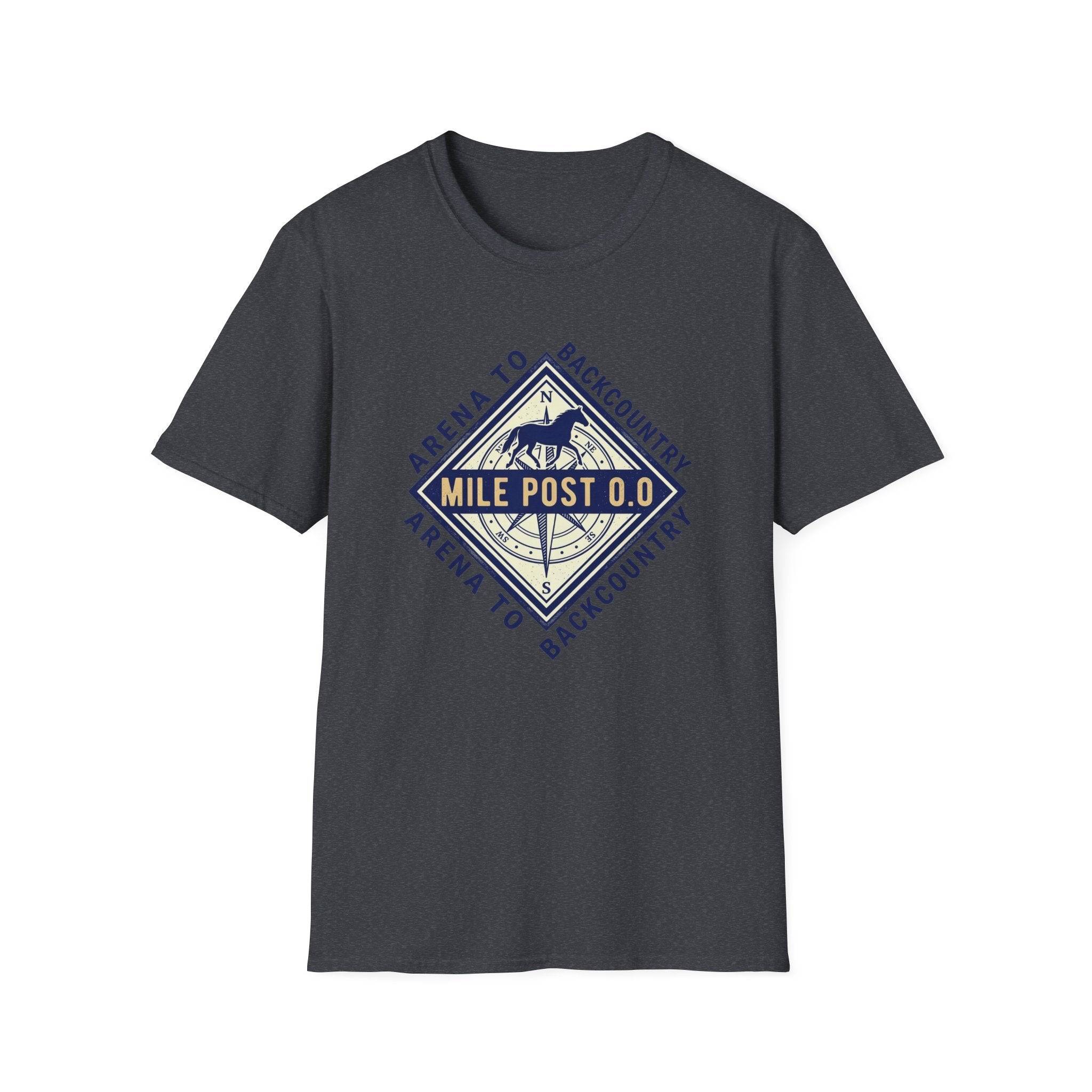 Mile Post 0.0 Backcountry T-Shirt — Adventure Compass Mountain Tee