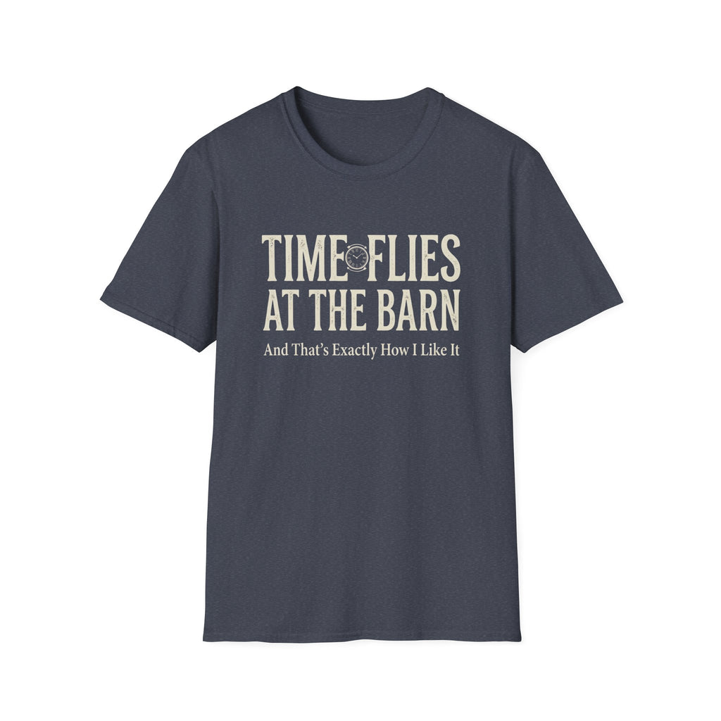 "Time Flies at the Barn" Vintage Farm Life T‑Shirt