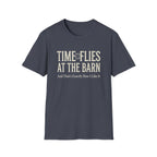 "Time Flies at the Barn" Vintage Farm Life T‑Shirt