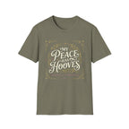 Horse Lover T‑Shirt — "My Peace Has Hooves" Graphic Tee