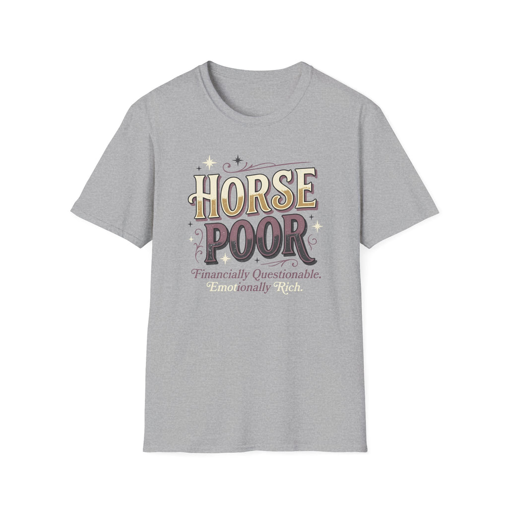 Horse Poor Vintage-Style Graphic T-Shirt