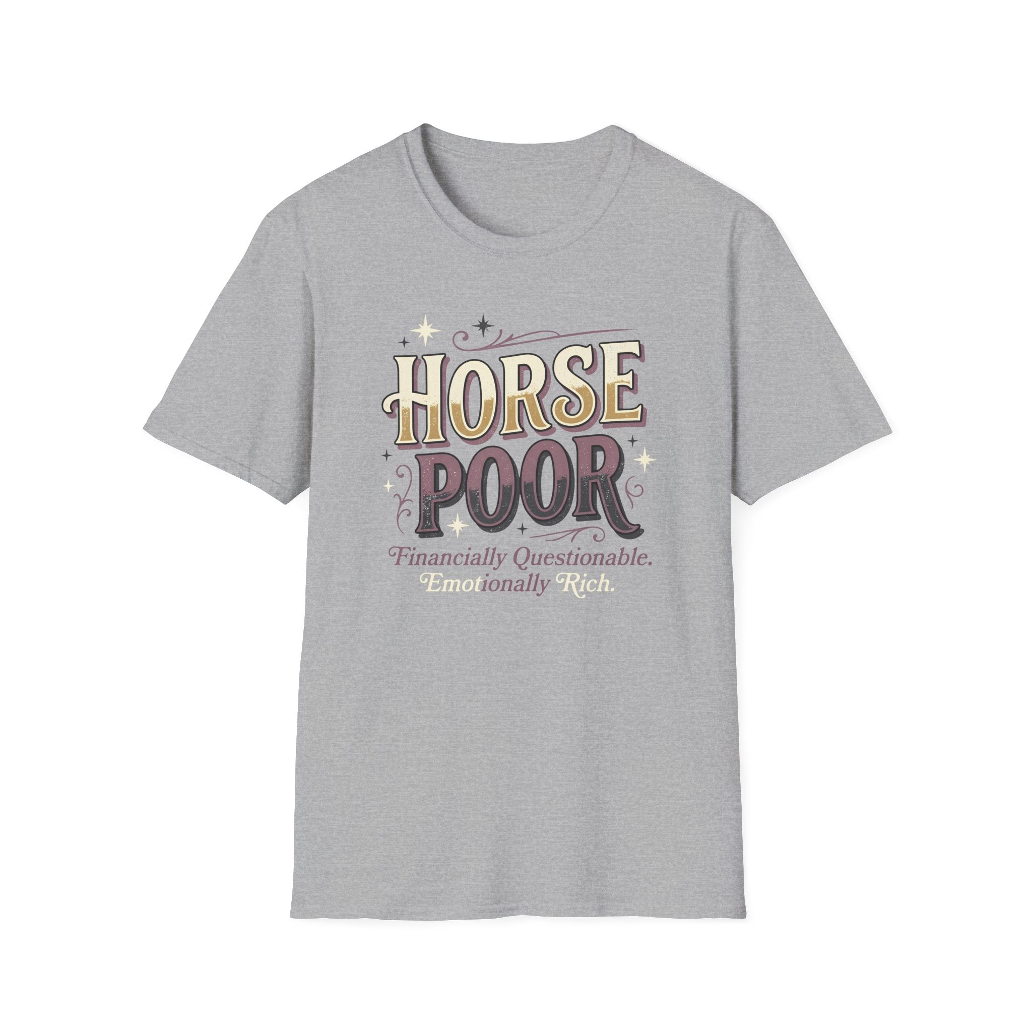 Horse Poor Vintage-Style Graphic T-Shirt