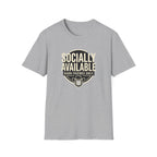 T-Shirt — “Socially Available • Barn Friends Only” Ranch Graphic Tee