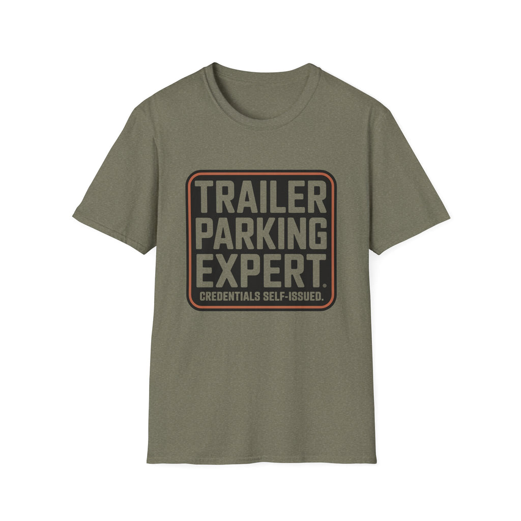 Trailer Parking Expert T-Shirt — Funny RV Camper Shirt