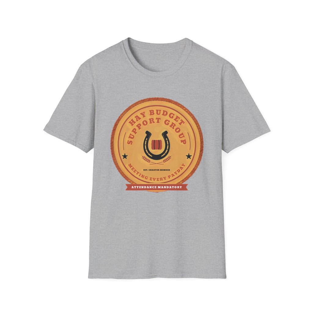 Hay Budget Support Group T-Shirt — Funny Horse Lovers Graphic Tee